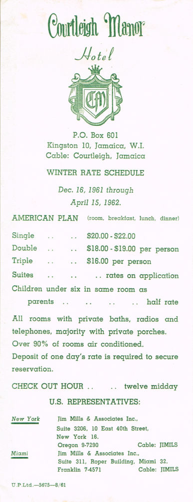 Courtleigh Manor 1961 4