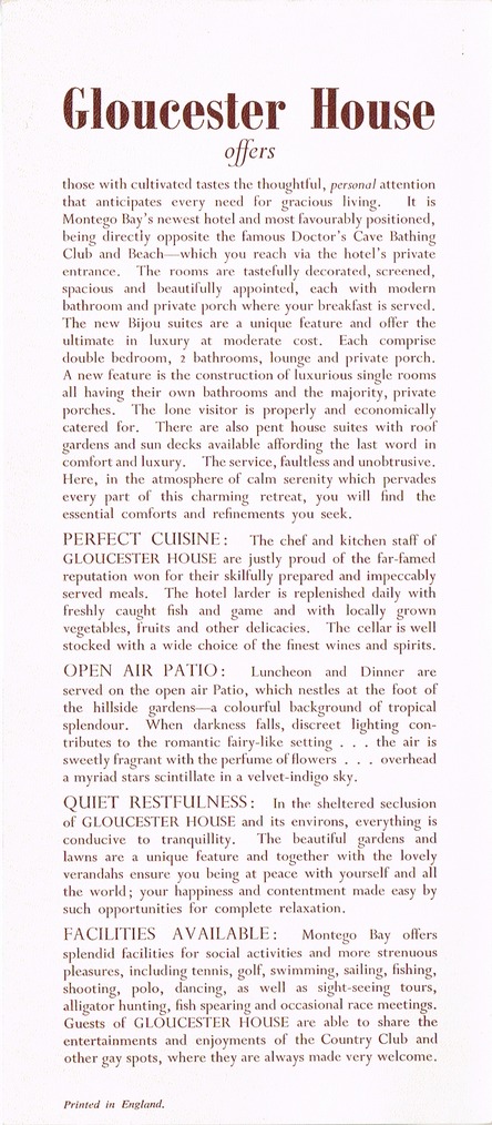 Gloucester House 1953 4