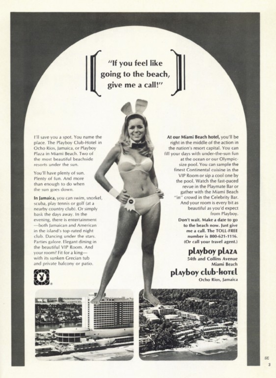 1974 Playboy Club with Miami