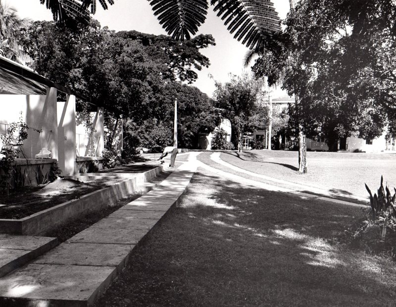 Mona Grounds from Pool Cottages 25 Oct 1971