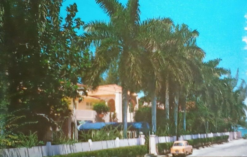 Sunset Lodge entrance 1962