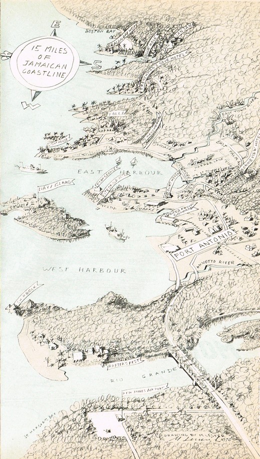 Port Antonio Map