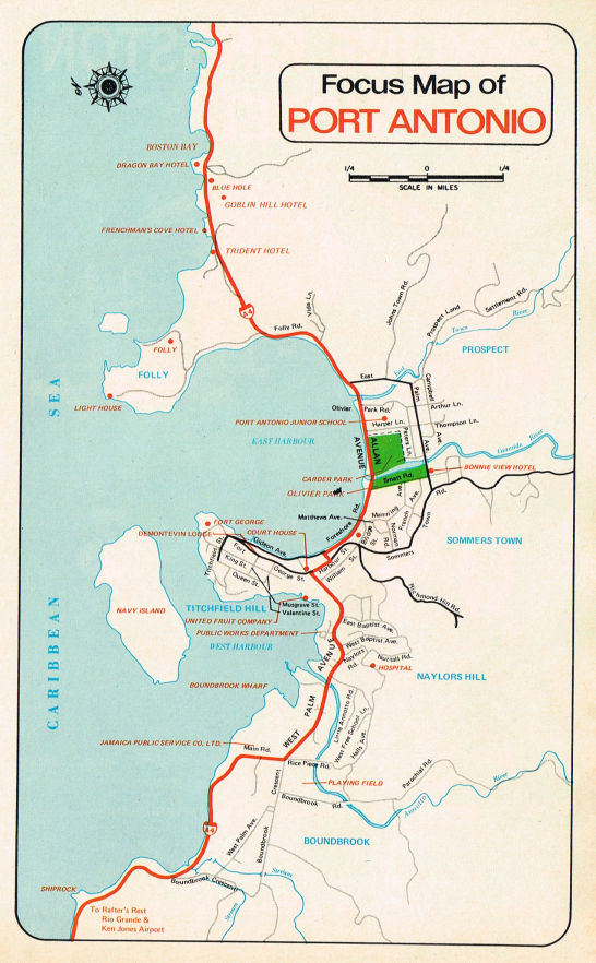 Click image for full-size image (1456 × 2352 pixels). Focus on Jamaica 1974 Summer p110