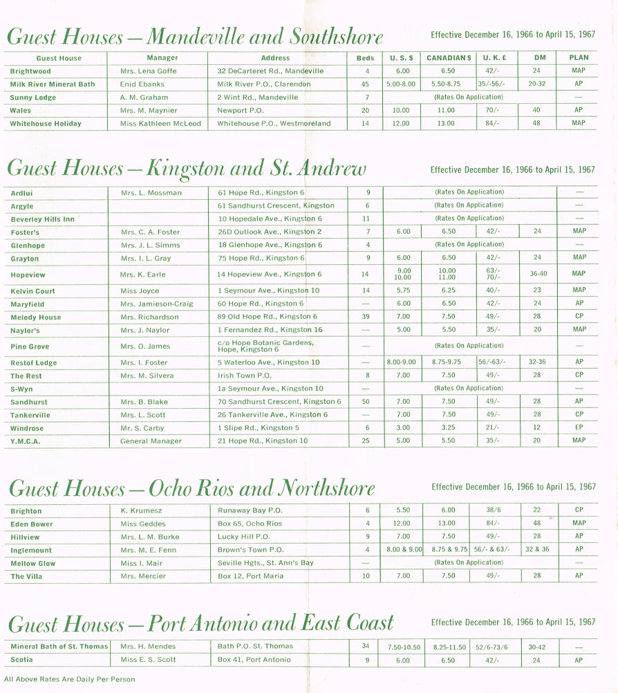 Hotel Winter Rates Dec 16 1966 6