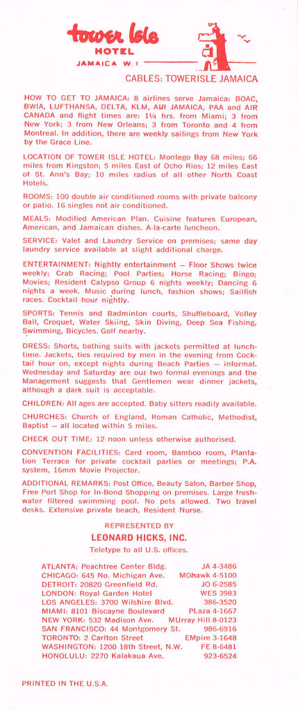 Tower Isle Late 1960s 14