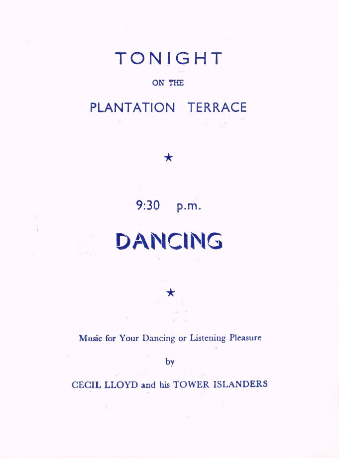 Tower Lunch Menu 1955 2