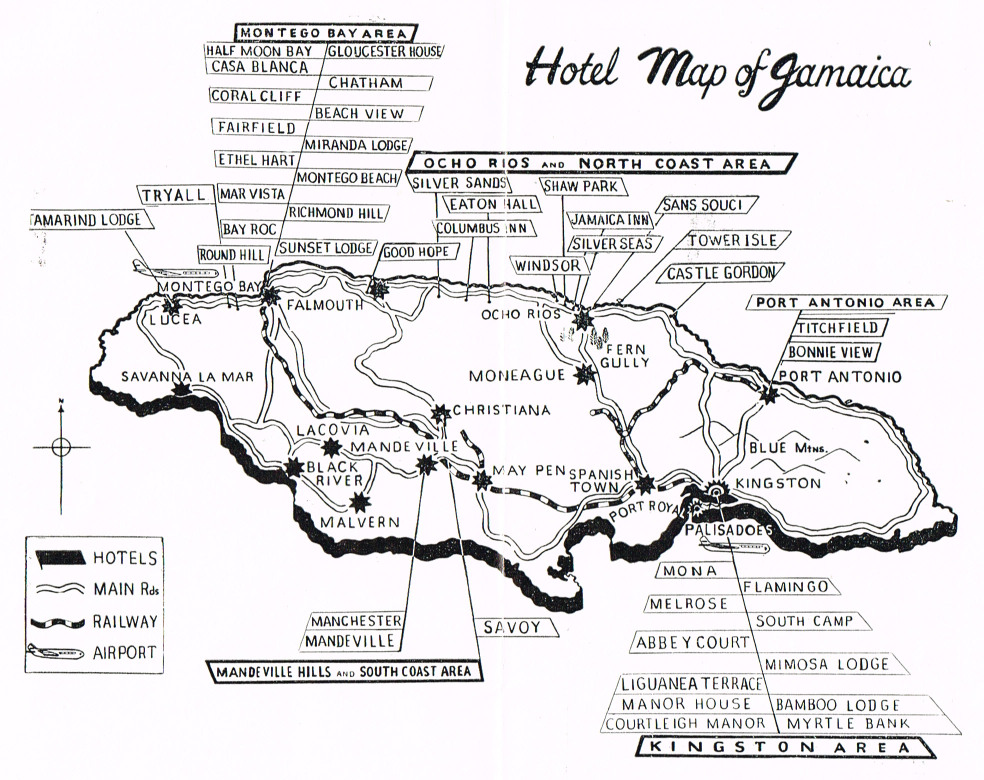 Key to Jamaica 1955 Sept 02